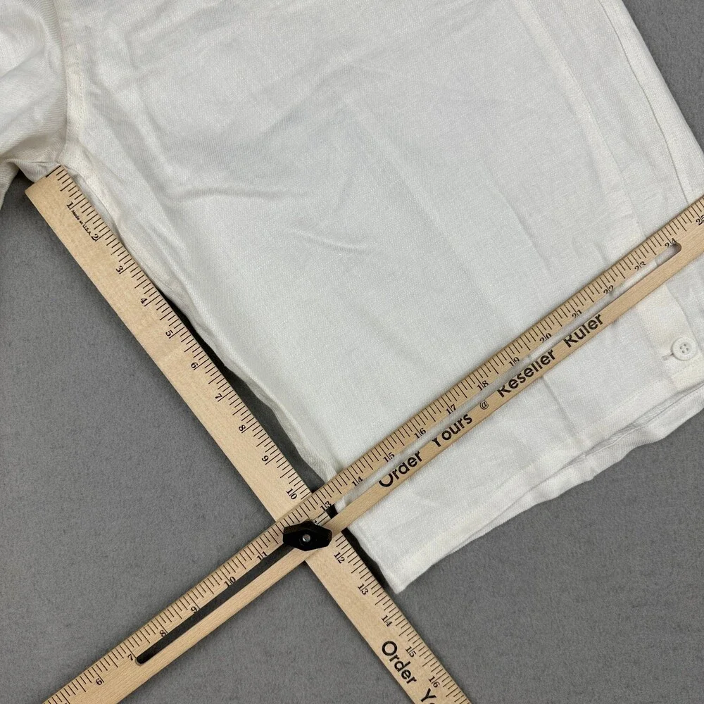 Vintage Jordan Shorts Men 38 Beige Baggy Two-3 Cargo Hip Hop Linen Y2K Deadstock